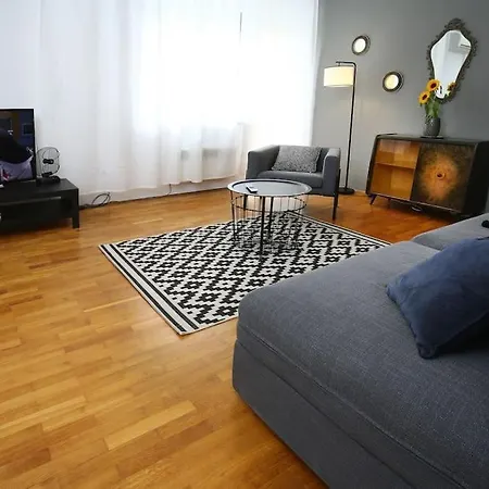 ☆beach Centar Large Stylish With Terrace Lägenhet *